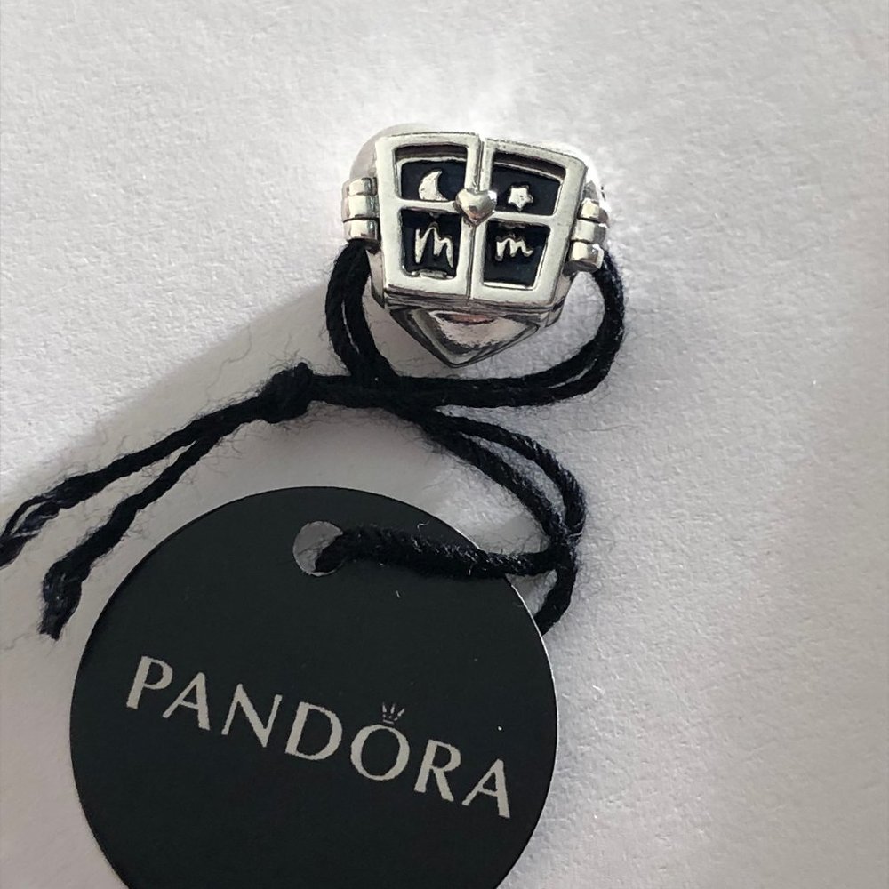 PandoraThanks Mum Window Heart Charm